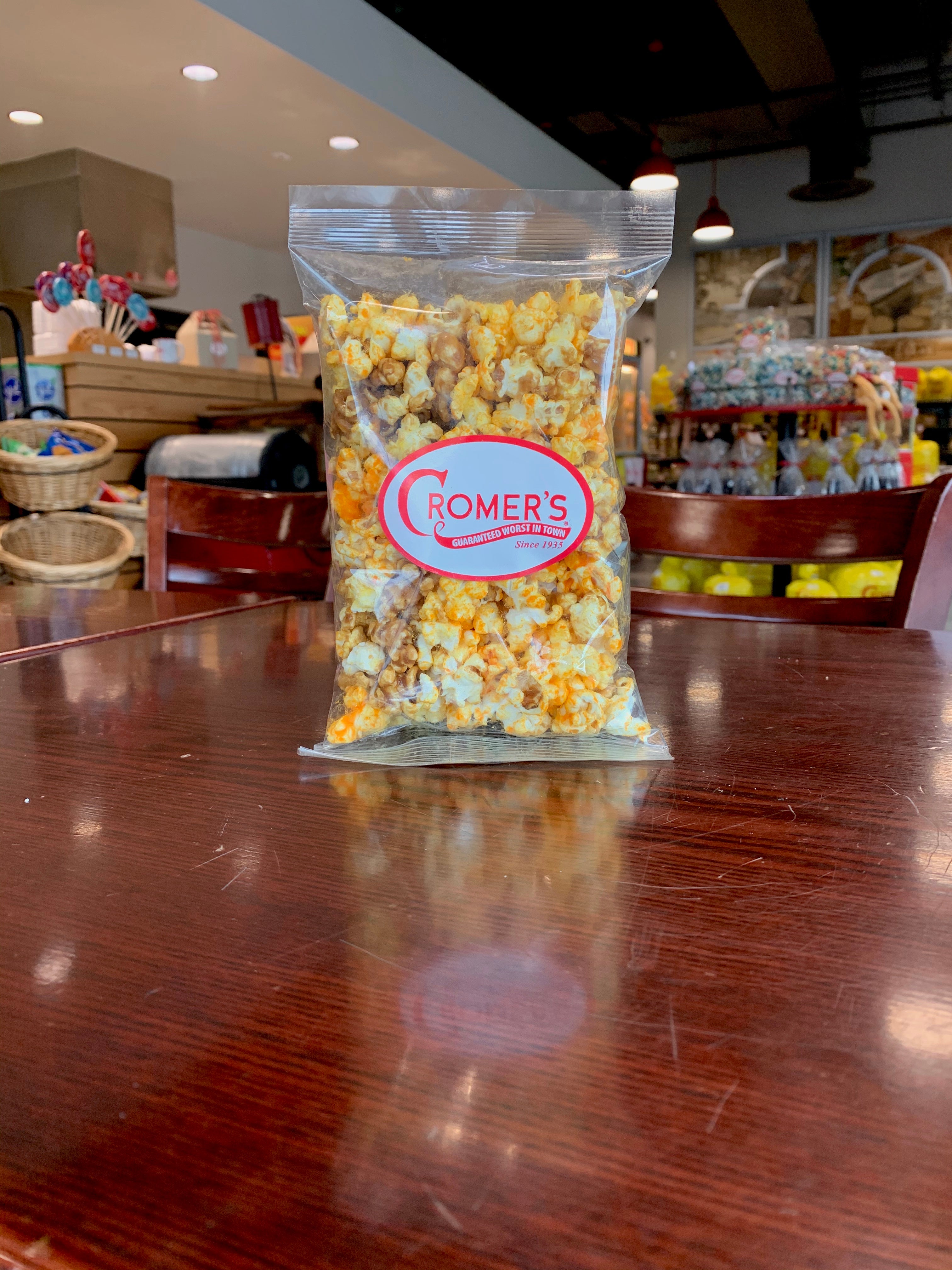 Charm Corn (Cheese and Caramel Popcorn)