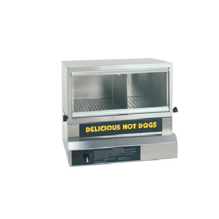 Large Hot Dog Steamer With Glass Front - 8151 - $689.00, Hot Dog Equipment, Cromers Pnuts, LLC - Cromers Pnuts, LLC