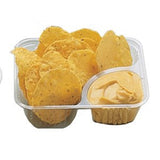 Nacho Tray Clear Compartments., 125, Snack Bar Supplies, Cromers Pnuts, LLC - Cromers Pnuts, LLC