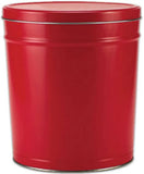 3.5 Gallon - Red Christmas Tin
